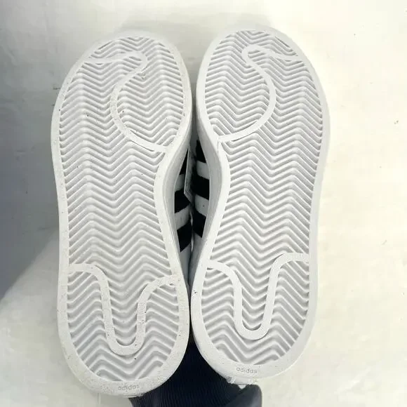 Adidas Originals Superstar II Shell Toe Womens 7.5 White Black Patent NIB - Picture 7 of 8